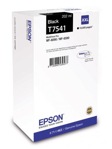 Картридж Epson C13T754140 для Epson WF-8090 Epson WF-8590 черный