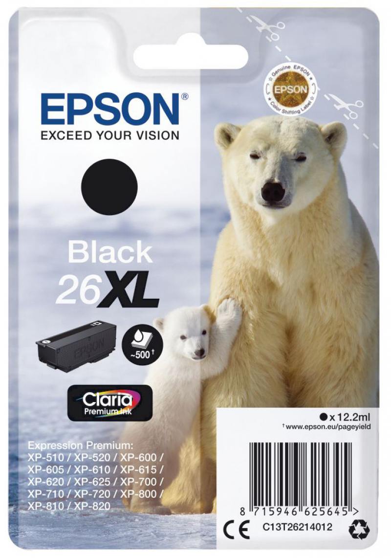 Картридж epson c13t26014012 для
