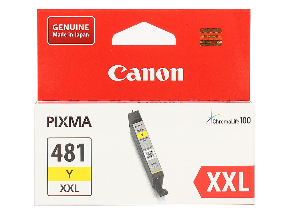 Картридж Canon CLI-481XXL Y EMB для TS6140/TS8140/TS9140/TR8540. Жёлтый. 824 страниц. цена Картридж Canon CLI-481XXL Y EMB для TS6140/TS8140/TS9140/TR8540. Жёлтый. 824 страниц. цены онлайн