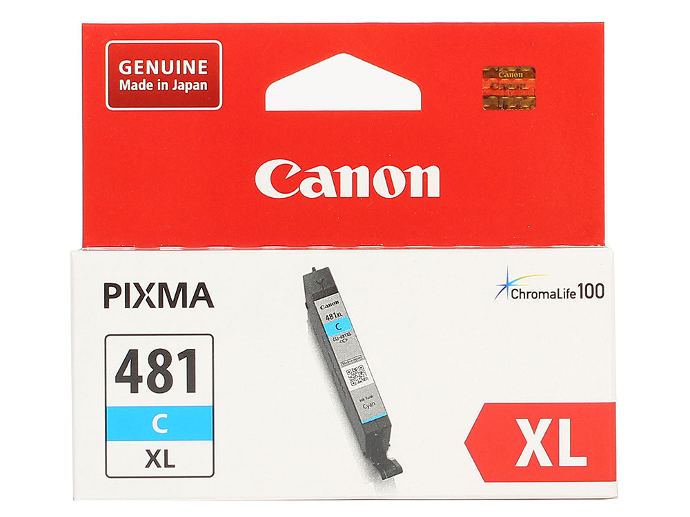 Картридж Canon CLI-481XL C EMB для TS6140/TS8140/TS9140/TR8540. Голубой. 519 страниц. цена Картридж Canon CLI-481XL C EMB для TS6140/TS8140/TS9140/TR8540. Голубой. 519 страниц. цены онлайн