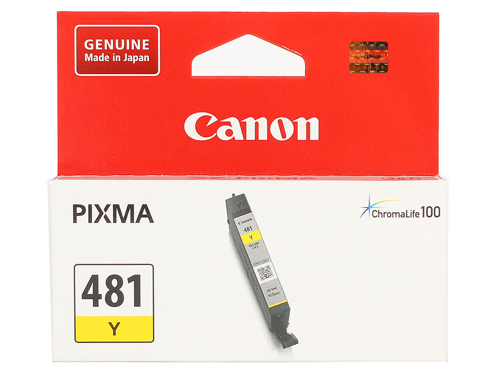 Картридж Canon CLI-481 Y EMB для TS6140/TS8140/TS9140/TR8540. Жёлтый. 259 страниц. цена Картридж Canon CLI-481 Y EMB для TS6140/TS8140/TS9140/TR8540. Жёлтый. 259 страниц. цены онлайн