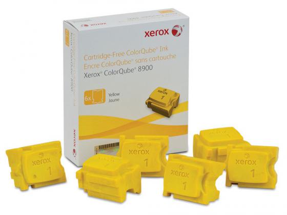 Набор твердочернильных брикетов Xerox 108R01024 для ColorQube 8900S 6шт желтый 16900стр