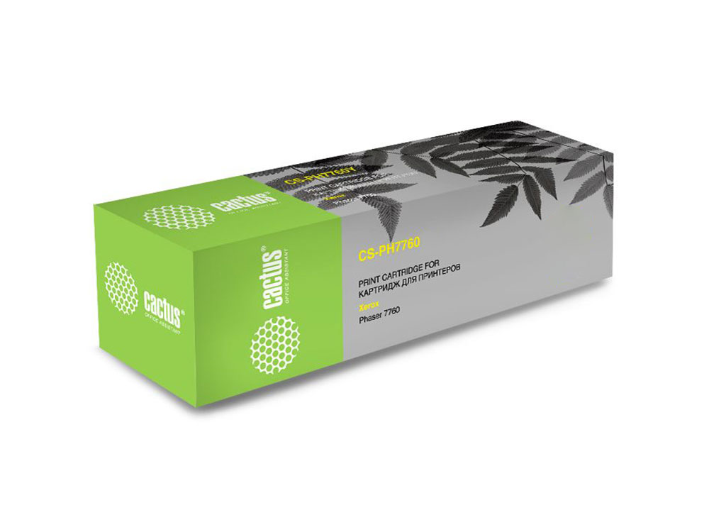 Картридж Cactus CS-PH7760М пурпурный (magenta) 25 000 страниц для Xerox Phaser 760dxf / 7760 / 7760dn / 7760dx
Картридж Cactus CS-PH7760М пурпурный (magenta) 25 000 страниц для Xerox Phaser 760dxf / 7760 / 7760dn / 7760dx