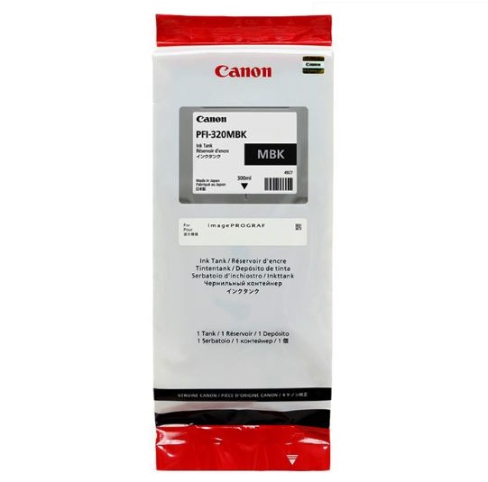 Картридж canon pfi-320mbk матовый чёрный (matte