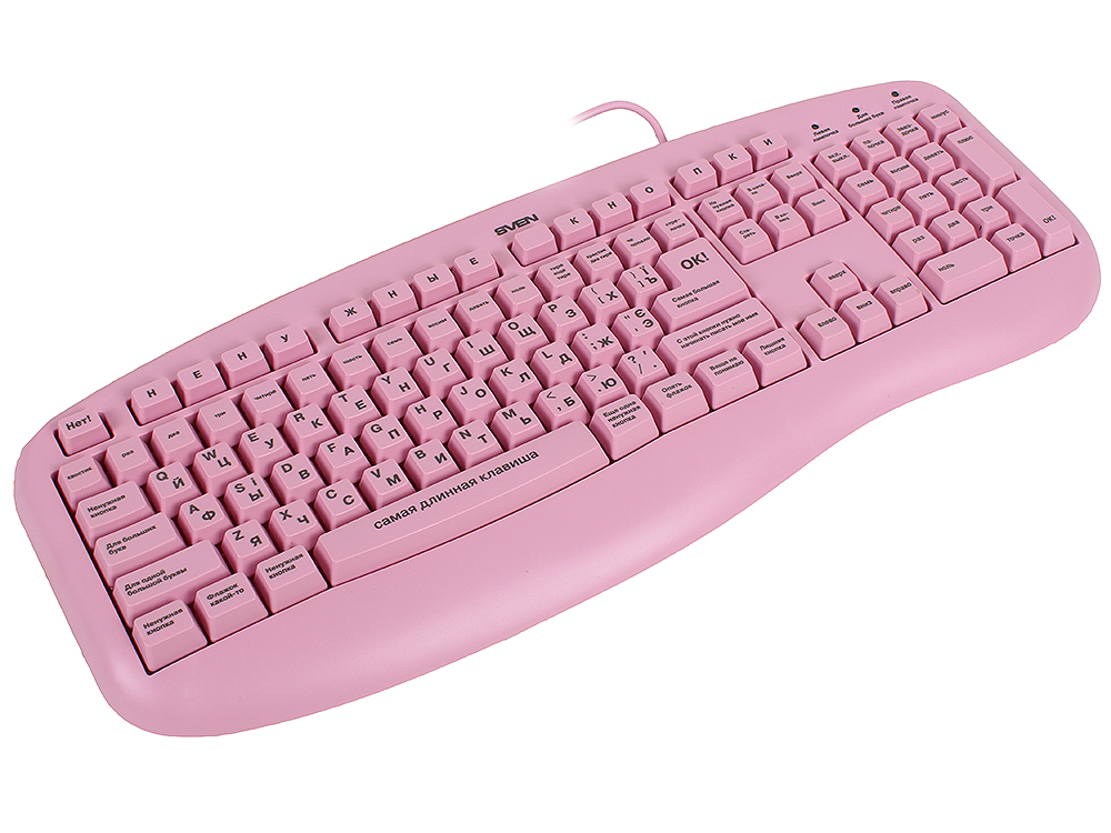 Клавиатура Sven Для Блондинок (636 pink) USB