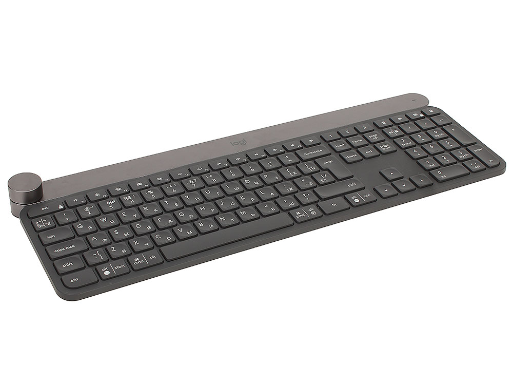 Беспроводная клавиатура Logitech Wireless Keyboard CRAFT (920-008505) Black Bluetooth 104 клавиши + 12