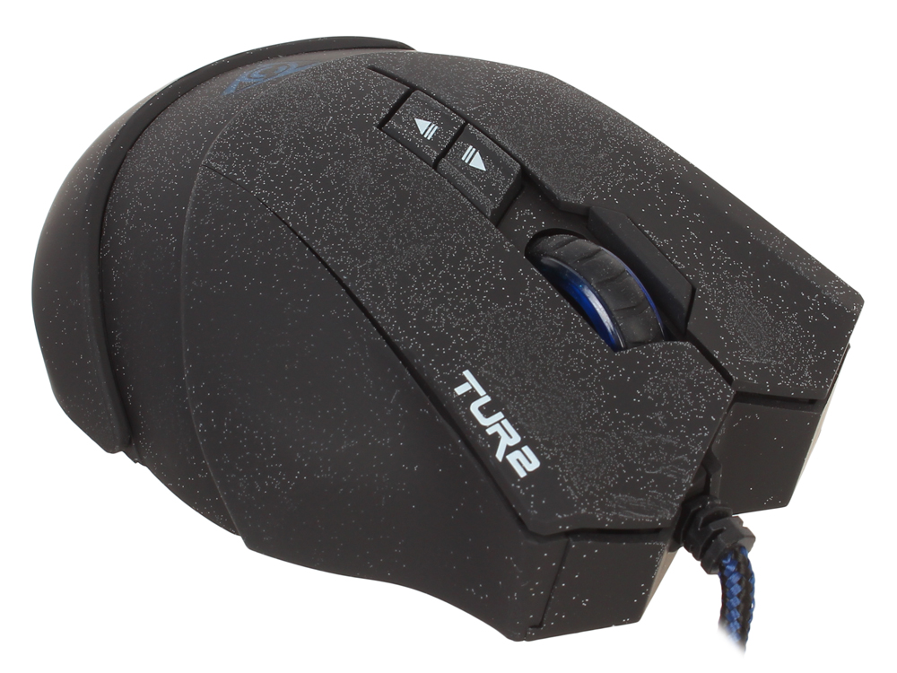 Мышь игровая QCYBER TUR 2, лазерная, 5600 DPI, встр. память 128к для сохр. профайлов, USB2.0