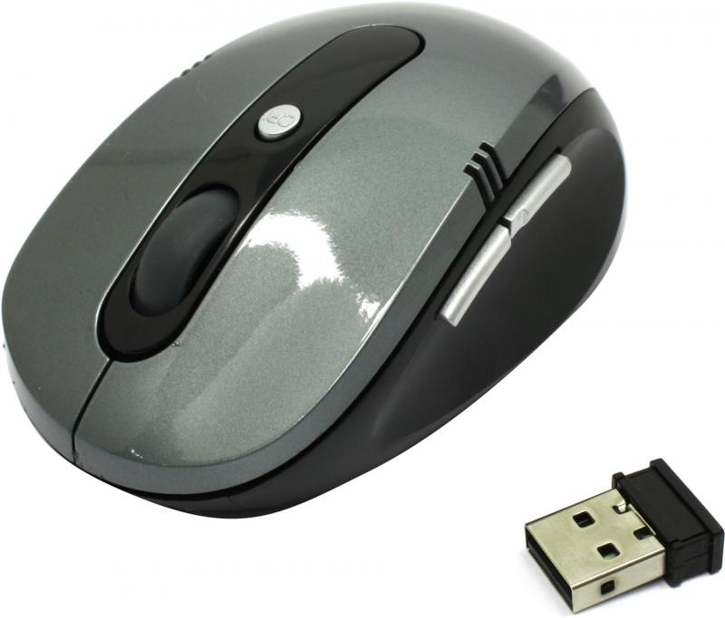 Мышь беспроводная CBR CM 500 серый USB