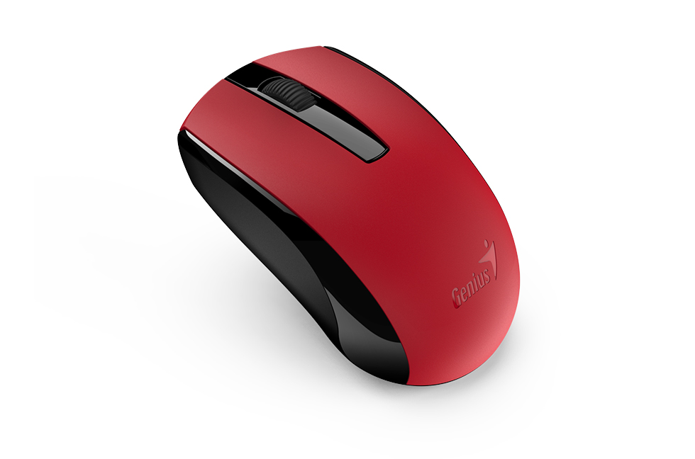 Мышь беспроводная Genius ECO-8100 Red оптическая, 1600 dpi, 2 кнопки + колесо Мышь беспроводная Genius ECO-8100 Red оптическая, 1600 dpi, 2 кнопки + колесо