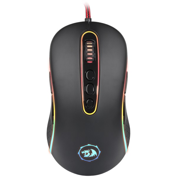 Мышь Redragon Phoenix 2 Black USB проводная, оптическая, 10000 dpi, 10 кнопок + колесо Мышь Redragon Phoenix 2 Black USB проводная, оптическая, 10000 dpi, 10 кнопок + колесо