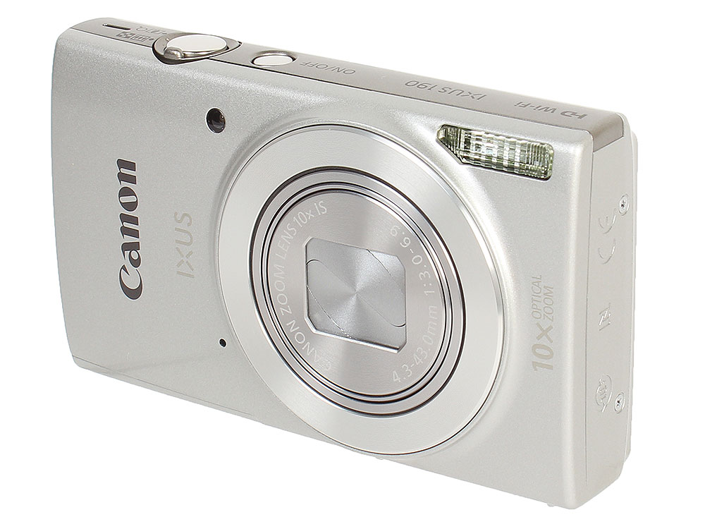 Фотоаппарат Canon IXUS 190 Silver (20Mp, 10x Zoom, 3.0