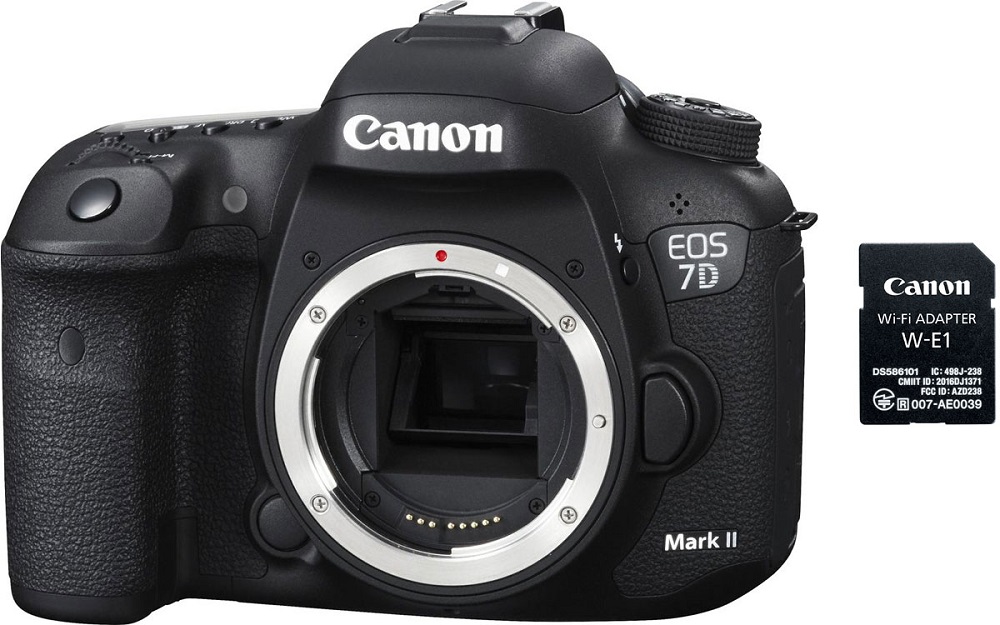 Фотоаппарат Canon EOS 7D Mark II Body + Wi-Fi adapter (9128B128) Black 20.2 Mp, 22.4 х 15 мм / 5472x3648 / экран 3.0" / 910 г
Фотоаппарат Canon EOS 7D Mark II Body + Wi-Fi adapter (9128B128) Black 20.2 Mp, 22.4 х 15 мм / 5472x3648 / экран 3.0" / 910 г