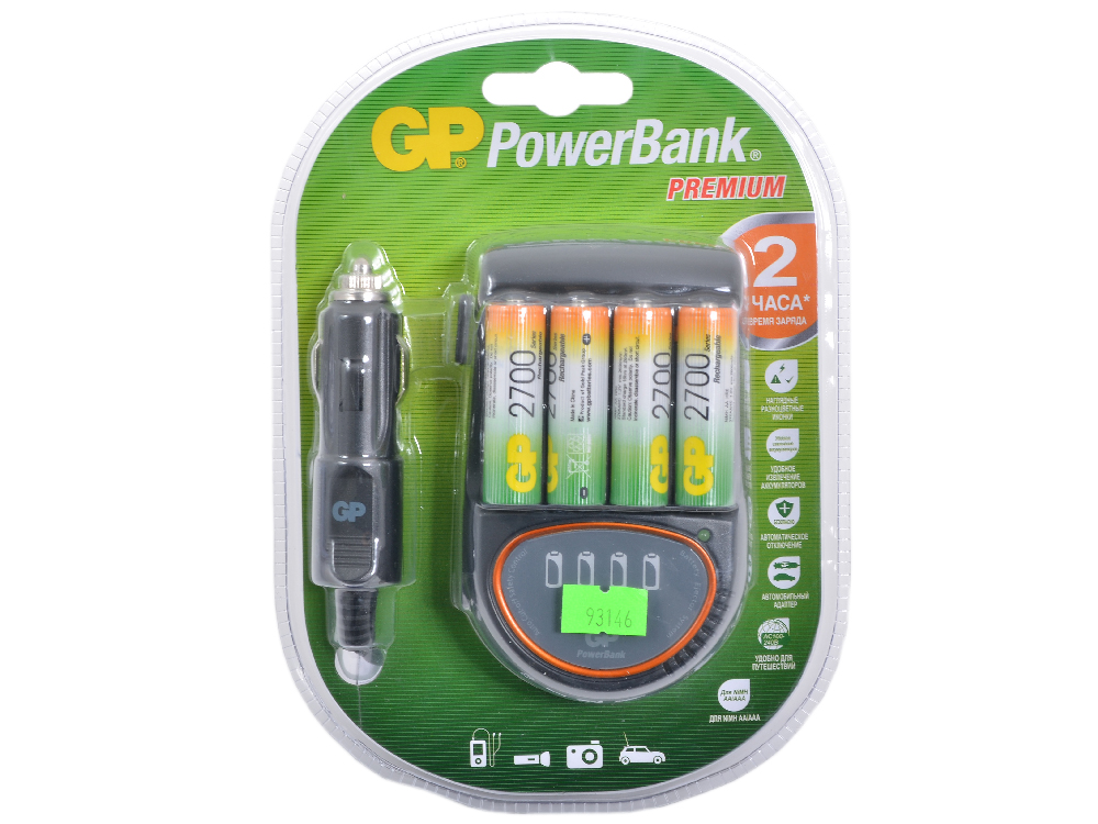 Зарядное устройство PowerBank 2-4часа + Аккум. 4шт. 2700mAh (PB50GS270CA-UE4 /6)