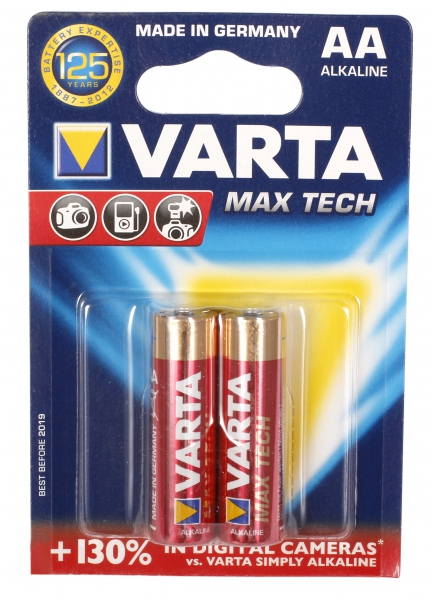 все цены на Батарейки VARTA MAX TECH AA бл 2 онлайн