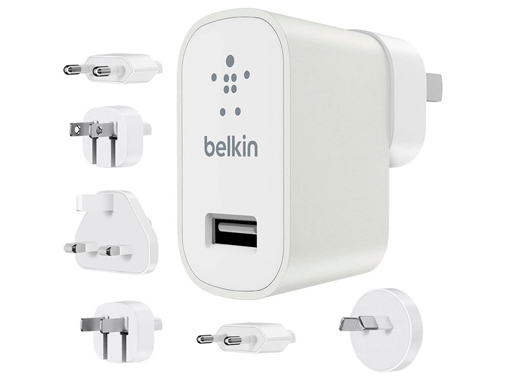Сетевое зарядное устройство Belkin F8M967btWHT 2.4A белый зарядное устройство belkin f8j114bt04