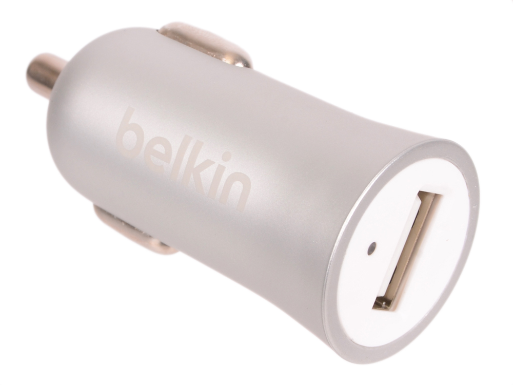 Автомобильное зарядное устройство Belkin F8M730btSLV 2.4A серебристый