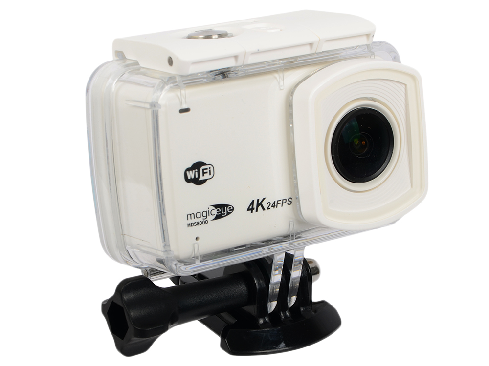 Экшн-камера Gmini MagicEye HDS8000 White Мото/Вело/Авто/Спорт, водонепроницаемый, 4K, 24fps, 12 MPx, LCD экран 2.45