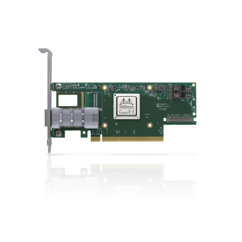 Сетевая карта ConnectX®-6 VPI adapter card, HDR IB (200Gb/s) and 200GbE, single-port QSFP56, PCIe4.0 x16
Сетевая карта ConnectX®-6 VPI adapter card, HDR IB (200Gb/s) and 200GbE, single-port QSFP56, PCIe4.0 x16