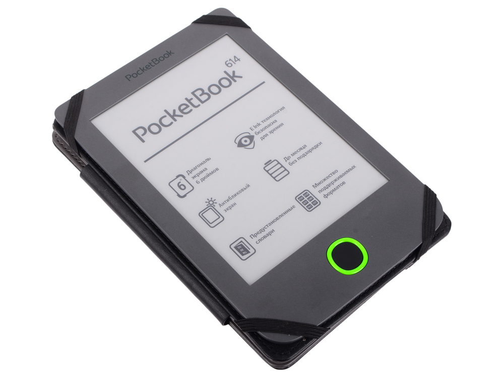Электронная книга PocketBook 614 Limited Edition 6" E-Ink Pearl 800x600/1000Mhz/256Mb/4Gb серый