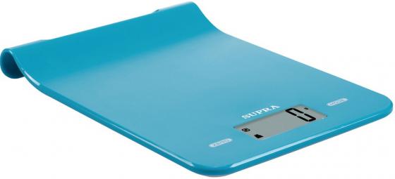 Весы кухонные электронные Supra BSS-4101 макс.вес:5кг голубой