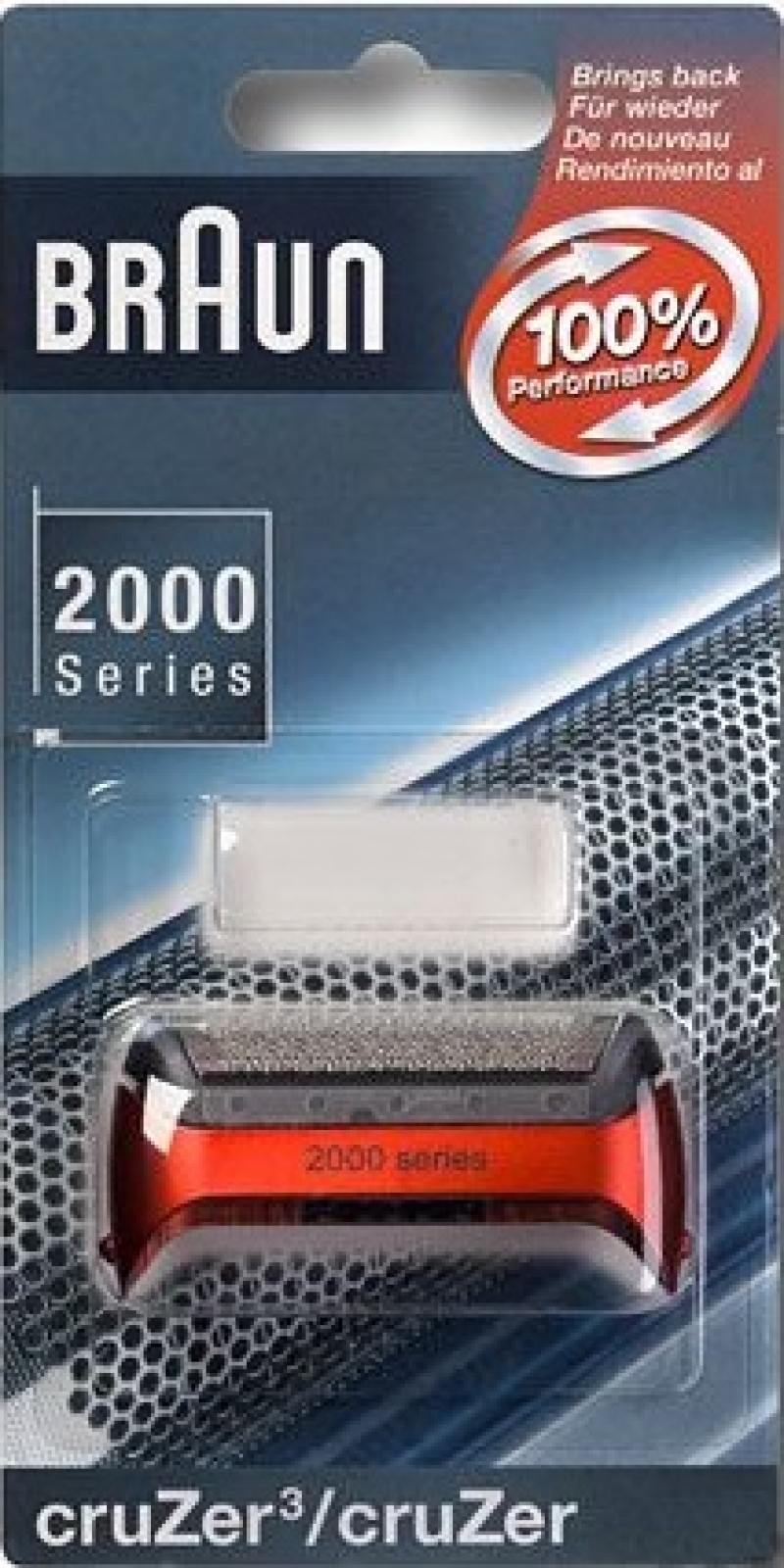 все цены на Сетка Braun 2000 CruZer 20S красный онлайн