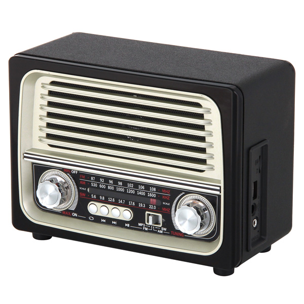 Радиоприемник max mr-370 black/gold am/fm/sw трехполосный