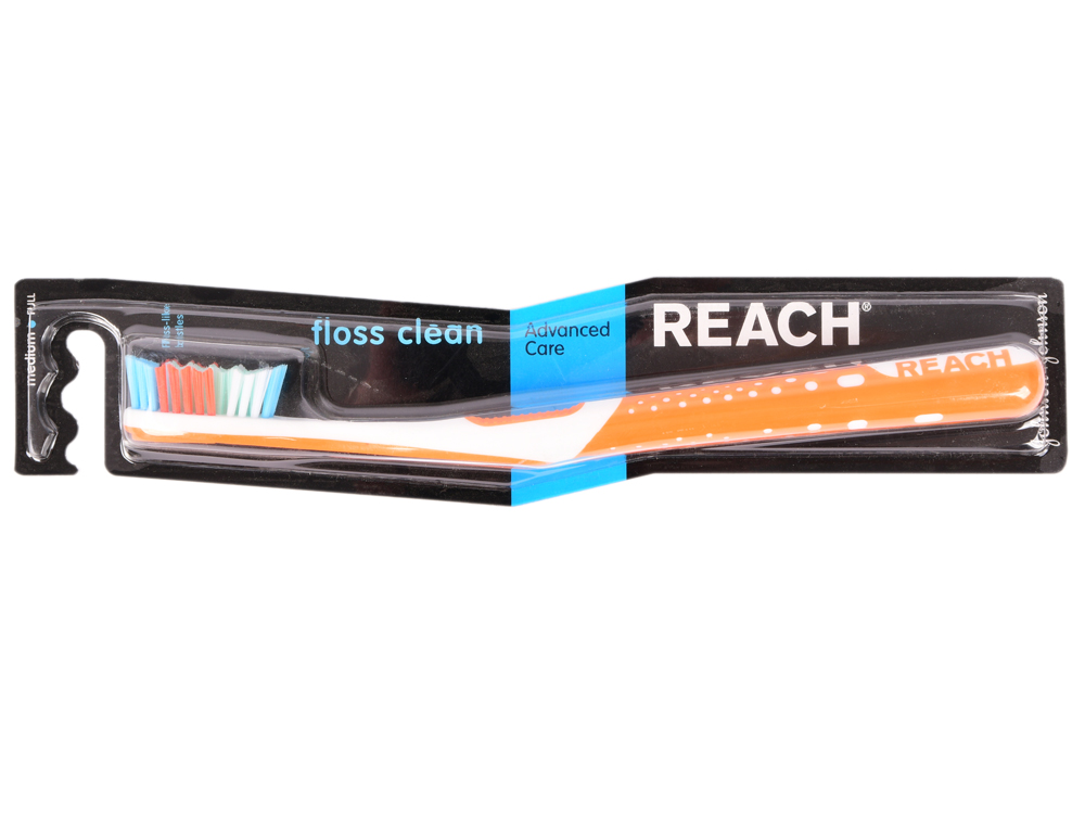 REACH Floss Clean Medium Зубная щетка средней жесткости