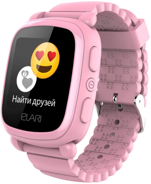 все цены на Смарт-часы Elari KidPhone 2 розовые онлайн