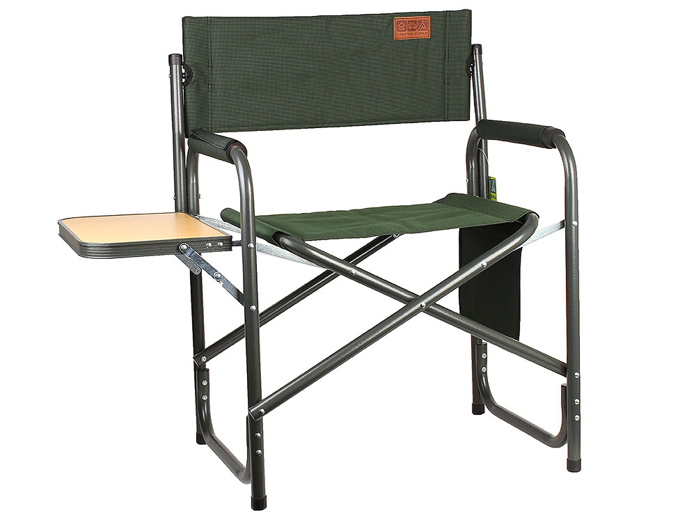 Кресло Camping World Mister CL-011 (с боковым откидным столиком, цвет зеленый, нагрузка 130кг, вес 3,75)
Кресло Camping World Mister CL-011 (с боковым откидным столиком, цвет зеленый, нагрузка 130кг, вес 3,75)