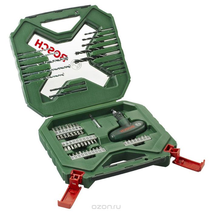 Набор бит и сверел Bosch X-line 54 54шт 2607010610