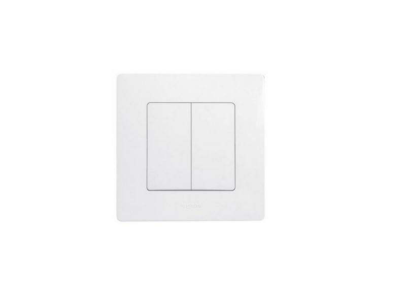Переключатель legrand etika 10aх 2 клавиши