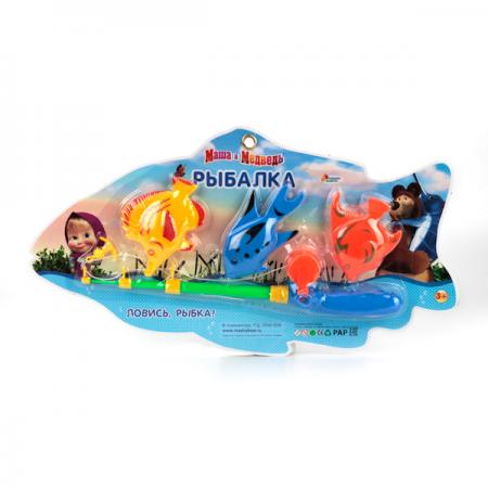 Игра рыбалка играем вместе маша и медведь, в