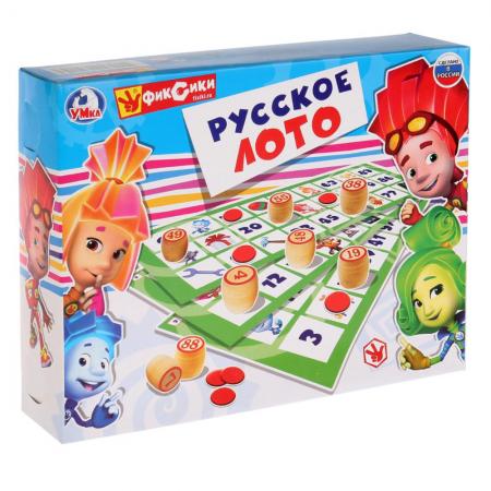 Русское лото. умка фиксики