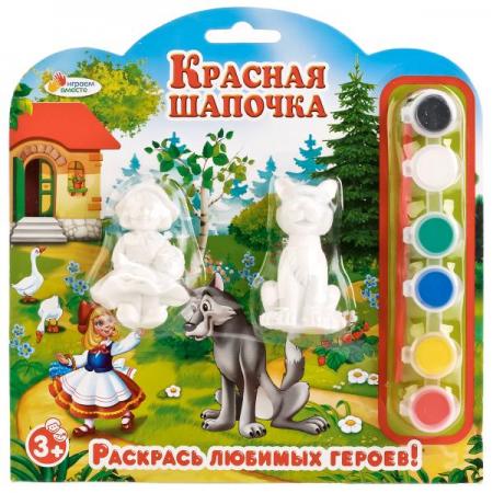 НАБОР-РАСКРАСКА "MULTIART" 2 ФИГУРКИ (КРАСНАЯ ШАПОЧКА+ВОЛК), КИСТОЧКА, КРАСКИ в кор.4*15шт
НАБОР-РАСКРАСКА "MULTIART" 2 ФИГУРКИ (КРАСНАЯ ШАПОЧКА+ВОЛК), КИСТОЧКА, КРАСКИ в кор.4*15шт