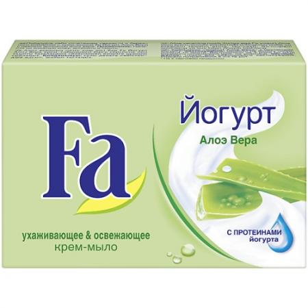 все цены на Fa Мыло Кусковое YOGHURT Алоэ Вера 90г онлайн
