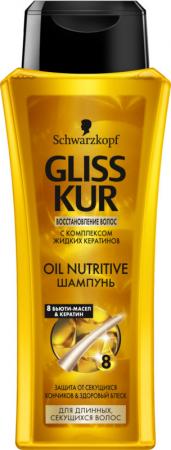 Шампунь gliss kur oil nutritive 250 мл