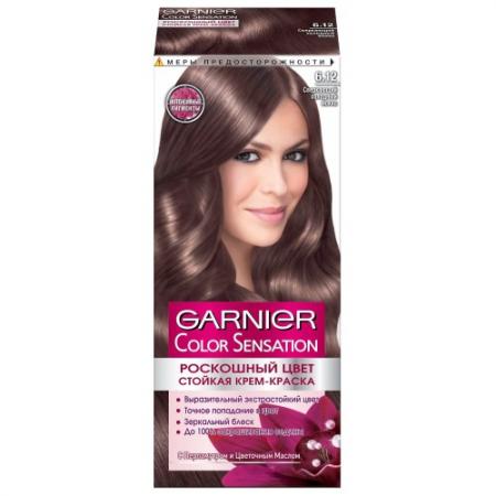 Garnier краска для волос color sensation 6.12 сверкающий