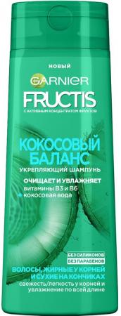Garnier fructis шампунь кокосовый баланс 400мл