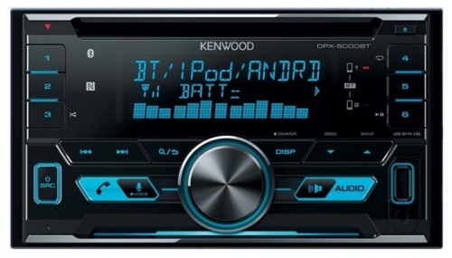 Автомагнитола Kenwood DPX-5000BT USB MP3 CD FM 2DIN 4х50Вт черный