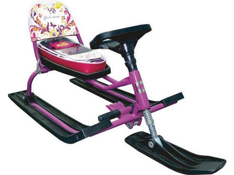 Снегокаты Russian Winter Comfort Auto Dream 114 до 100 кг металл пластик фиолетовый