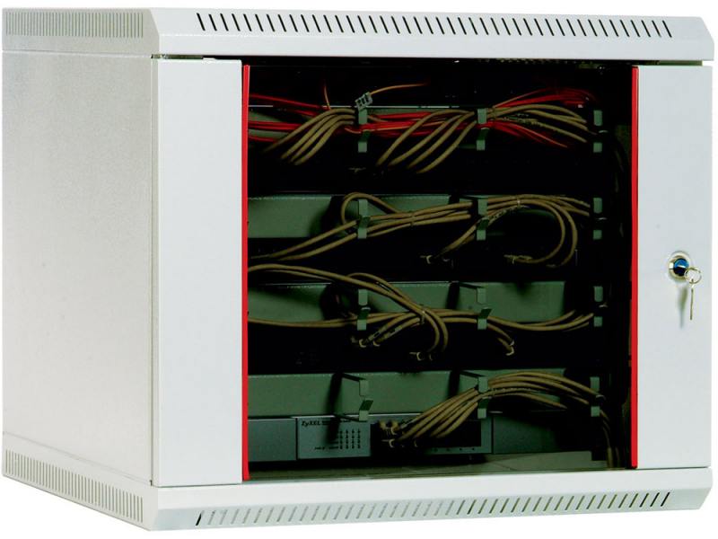 Шкаф телекоммуникационный настенный 9U ЦМО ШРН-9.480 600x480mm