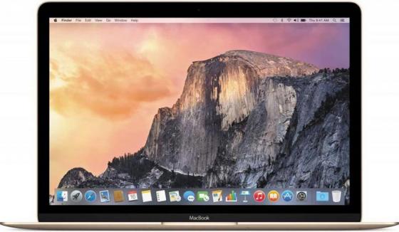 

Ноутбук Apple MacBook 12 (MNYK2RU/A) Core M3-7Y32 (1.1)/8GB/256GB SSD/12" 2304x1440/Intel HD Graphics 615/DVD нет/Bluetooth/macOS Gold