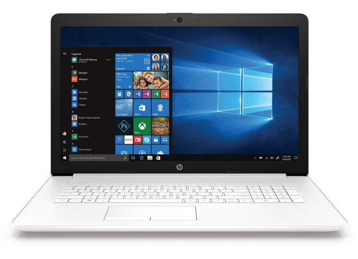 

Ноутбук HP17-ca0046ur (4MG19EA) AMD Ryzen 3 2200U(2.5)/4G/500G/17.3"HD+/Int:AMD Radeon Vega 3/DVDrw/Win10 Snow White