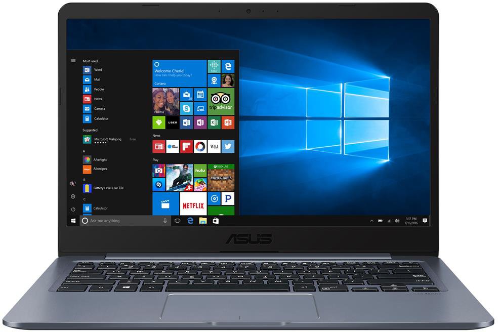 

Ноутбук Asus E406SA-BV017T Celeron N3060/4G/32G eMMC/14"HD/Intel HD 400/Win10 grey