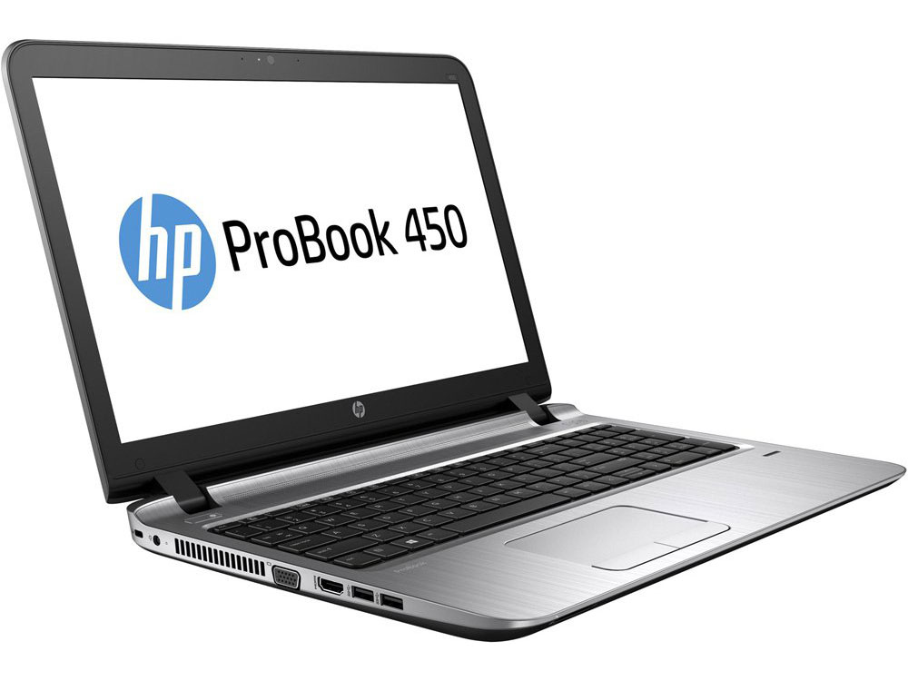 

Ноутбук HP ProBook 450 G3 (3KY01EA) Core i3 6100U (2.3) / 4Gb / 500Gb / 15.6" HD TN / HD Graphics 520 / Win 10 Pro / Metallic Grey