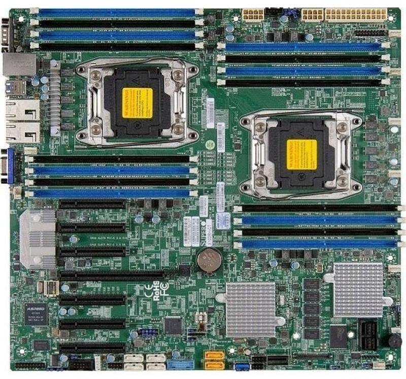 

Материнская плата Supermicro MBD-X10DRH-CT-O 2 х Socket 2011-3 C612 16xDDR4 1xPCI-E 16x 6xPCI-E