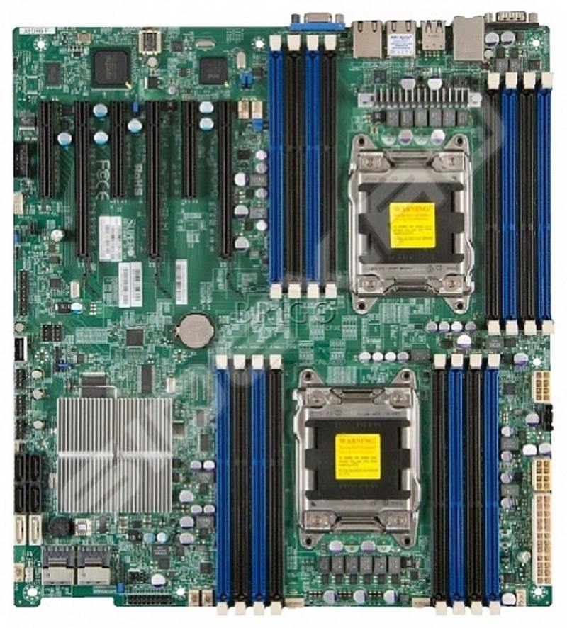 

Материнская плата Supermicro MBD-X9DRI-F-B с процессором Intel C602 16хDDR3 3xPCI-E 16x 3xPCI-E 8x 8
