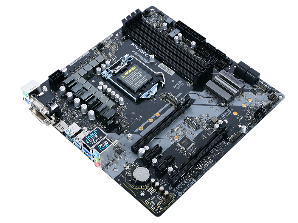 

Материнская плата ASRock Z390M PRO4 (S1151v2, Z390, 4xDDR4, 2xPCI-Ex16, 2xPCI-Ex1, D-Sub, DVI, HDMI, SATAIII+RAID, M.2, GB Lan, USB3.1, mATX, Retail)