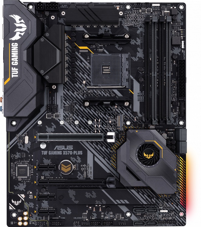 

Материнская плата Asus TUF GAMING X570-PLUS AM4 AMD X570 4xDDR4 ATX AC`97 8ch(7.1) GbLAN RAID+HD