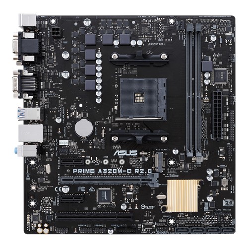 

Материнская плата Asus PRIME A320M-C R2.0 AM4 AMD A320 2xDDR4 mATX AC`97 8ch(7.1) GbLAN RAID+VGA